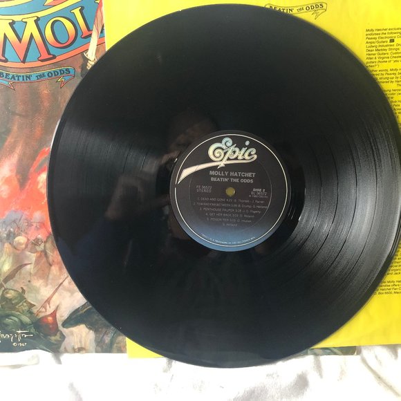 Molly Hatchet - Beatin' The Odds - Original Pressed Vinyl LP 1980 - MINT - Picture 8 of 9